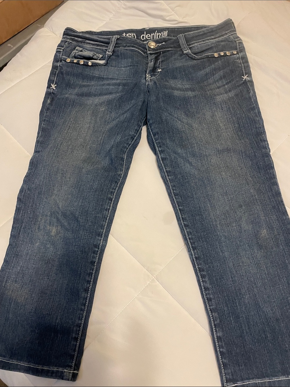 Women's Dark Blue Straight Jeans